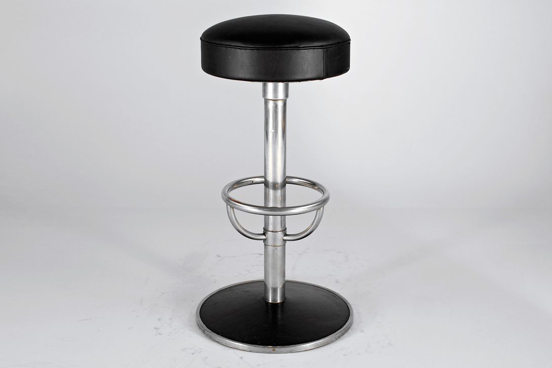Foto Leather Bar Stool Ocean Liner