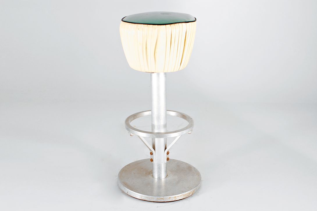 Foto Early 50´s GDR Leather Bar Stool