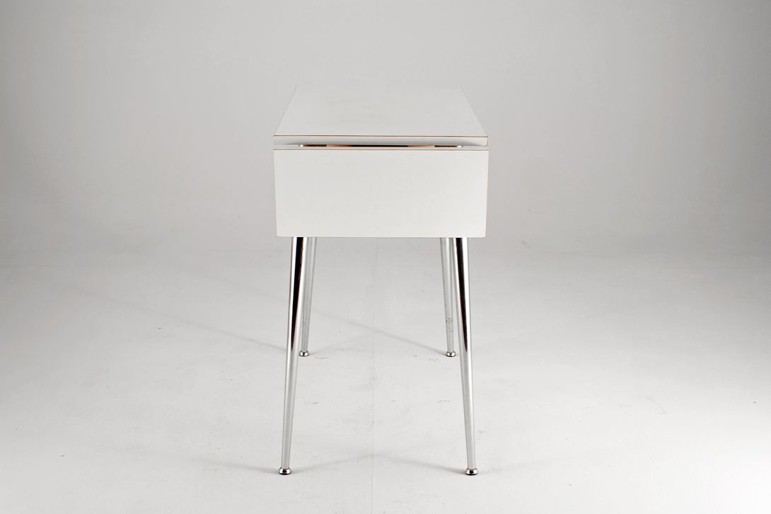 Foto White Extendable Italian Kitchen Table 1951 h80x80x45