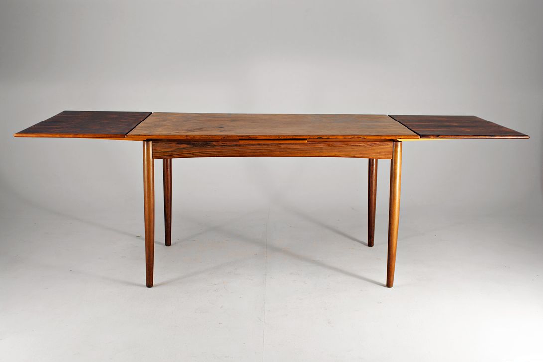 Foto Antique Rosewood Dining Table 1948 h75x130x86
