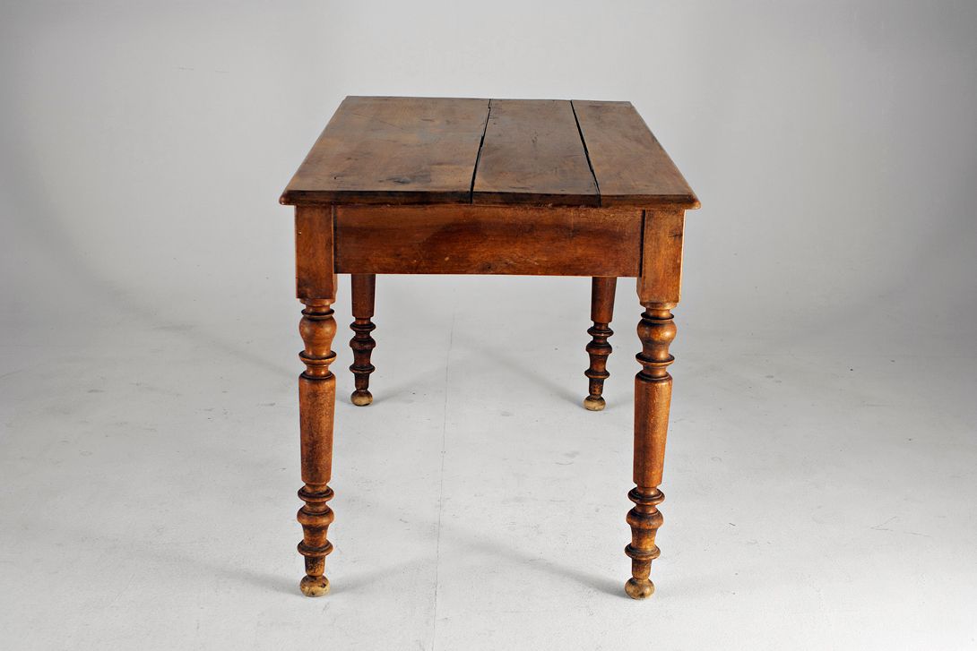 Foto Old Baroque Farmers Kitchen Table 1810 h73x110x68