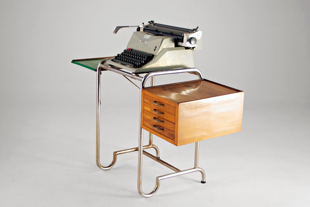 Foto Antique Olivetti Work Station Italy 1955 h86x110x140