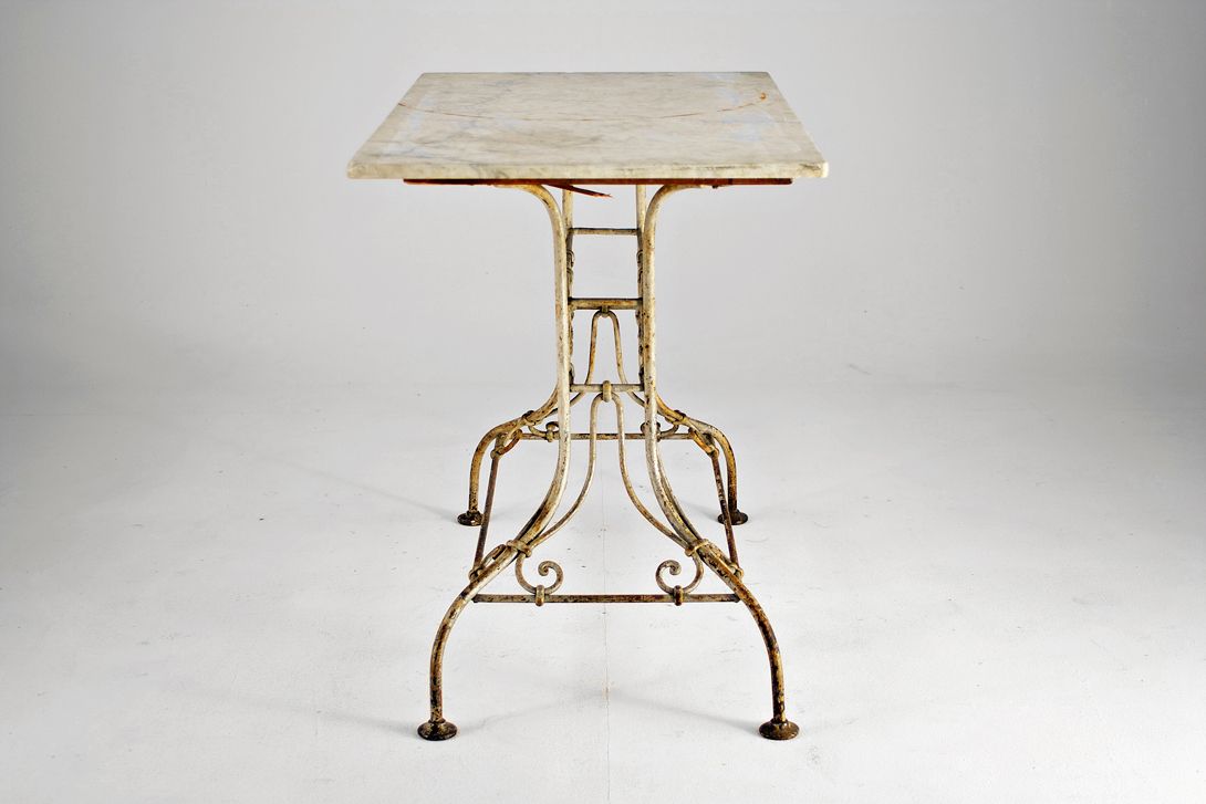 Foto Green Based Romantic Garden Table 1890 h78x100x60