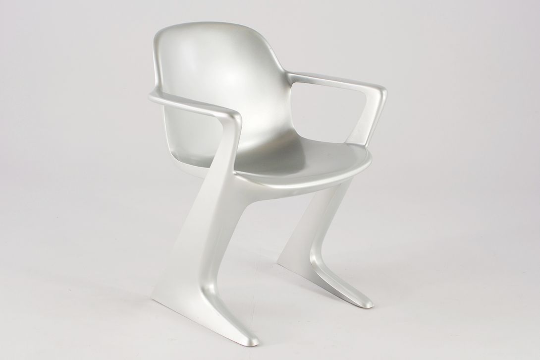 Foto GDR Silver Moeckl Z-Chair with Armrests by Horn
