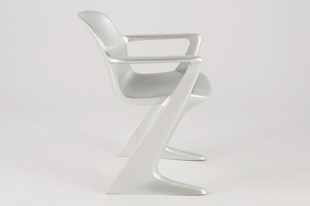 Foto GDR Silver Moeckl Z-Chair with Armrests by Horn