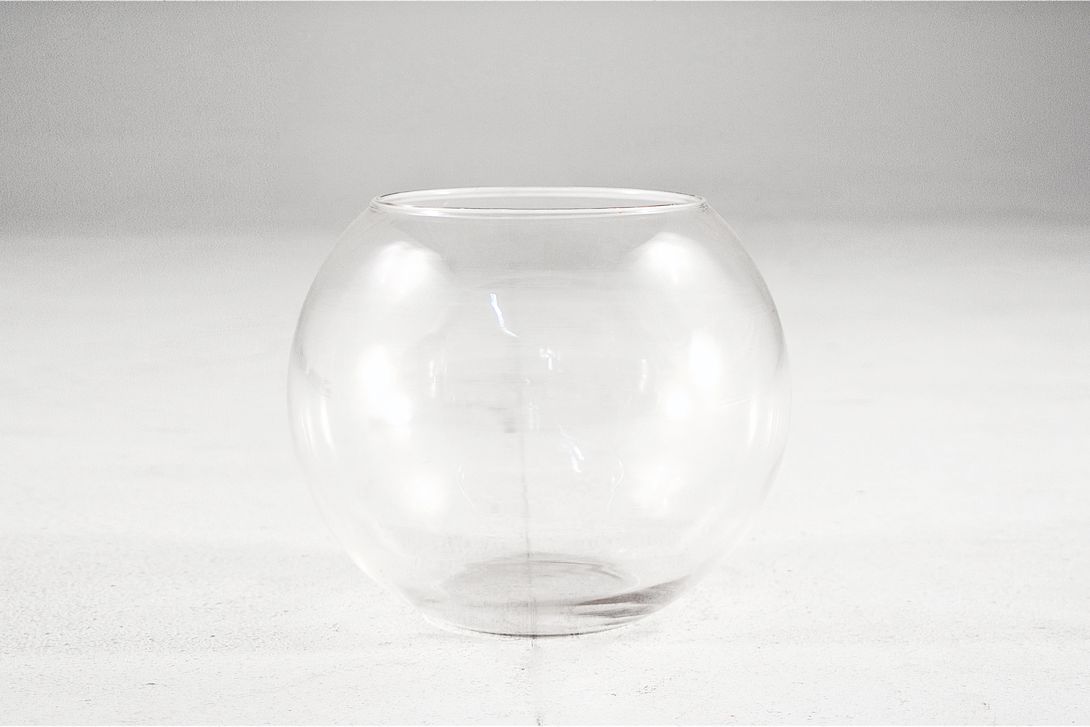 Foto Fish Glass Shaped Table Vase h21