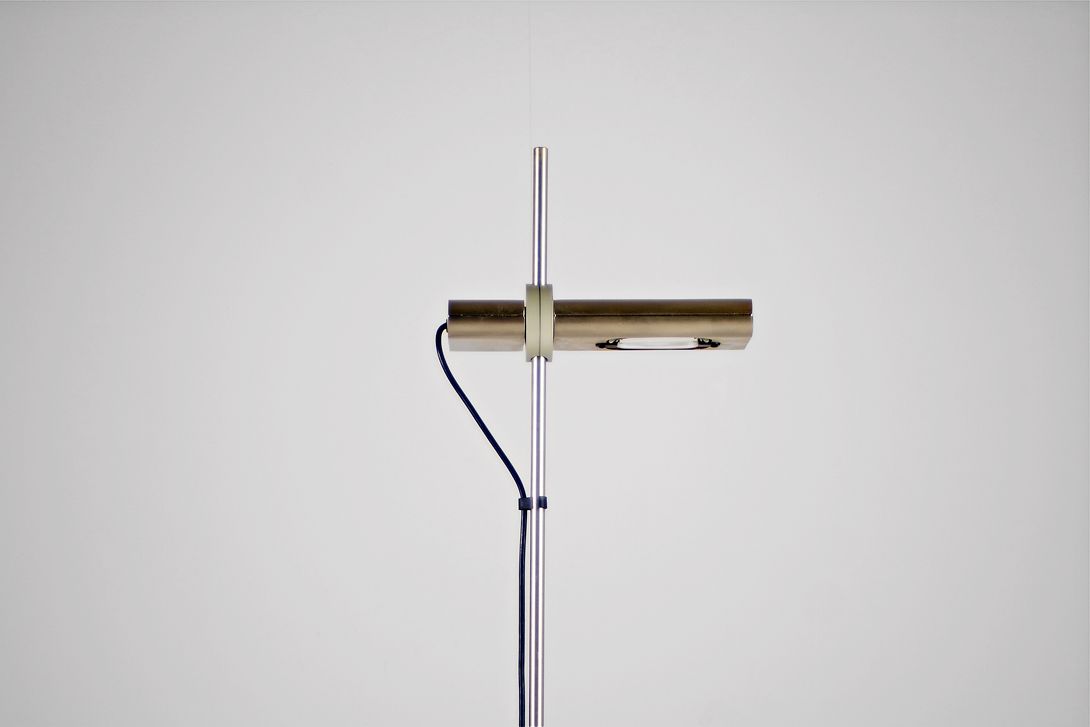 Foto Grey Functional Floor Lamp Germany 1986 h190