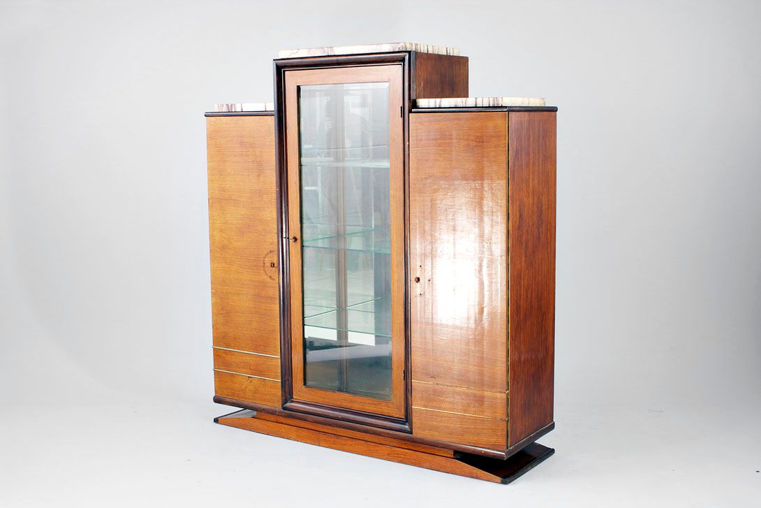 Foto Art Deco Showcase Cabinet