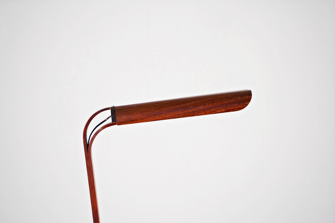 Foto Teak Danish Floor Lamp Streetstyle 1961 h120 G1+