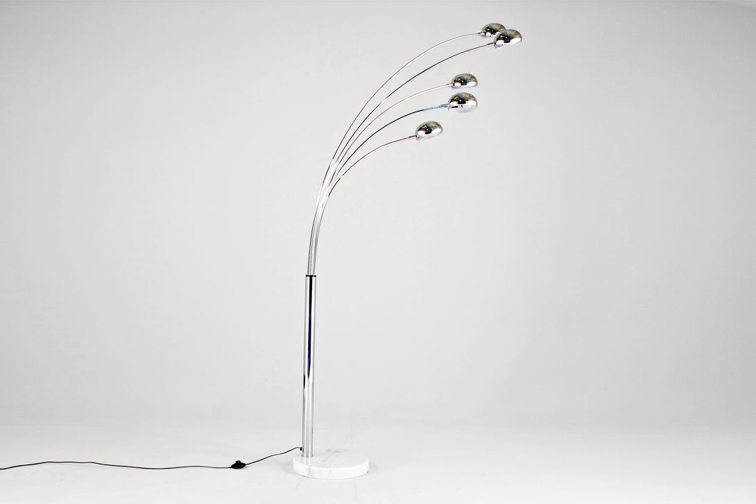 Foto Floor Lamp Five Angles Chrome 1978 h210 A1