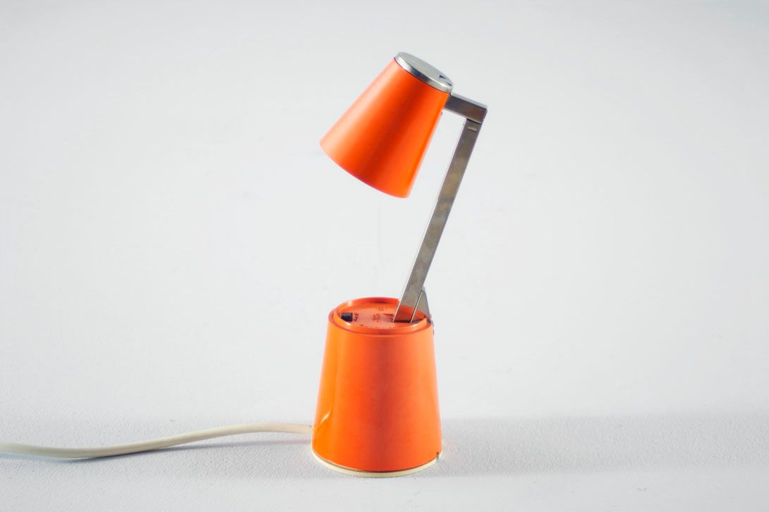 Foto Orange Desk Lamp Lampette h17