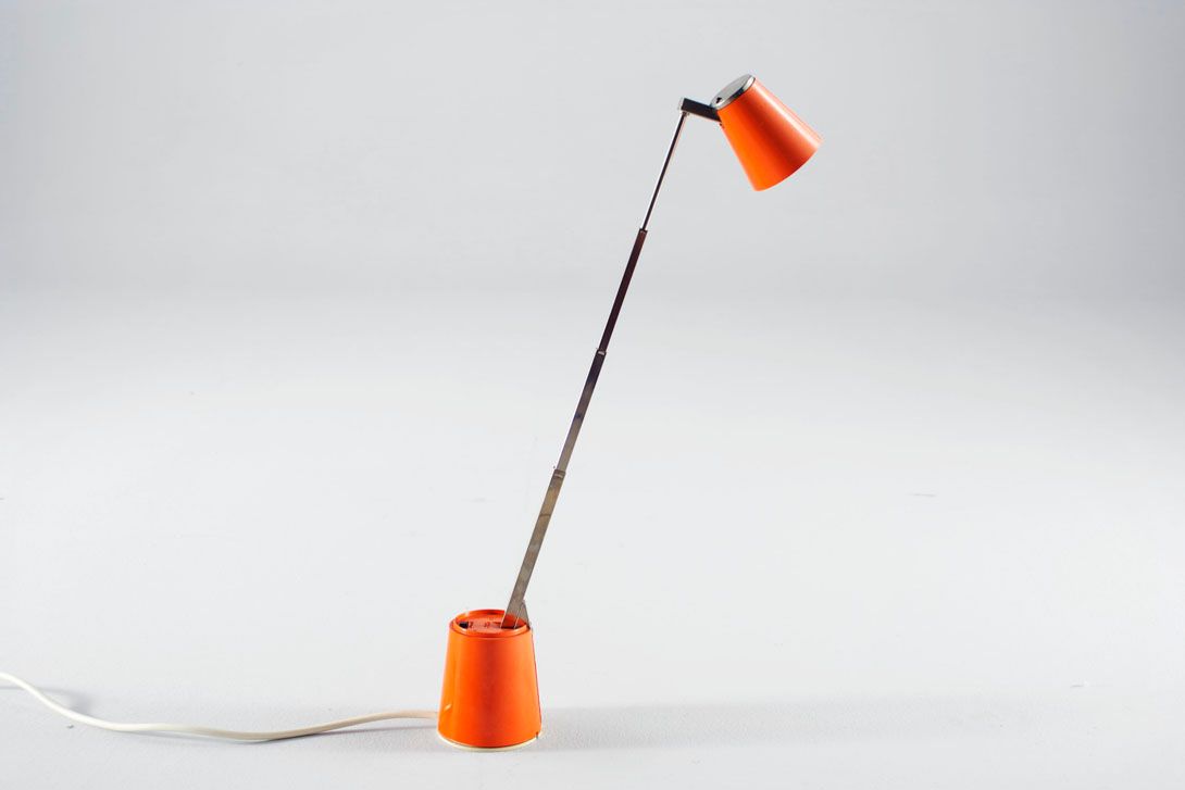 Foto Orange Desk Lamp Lampette h17