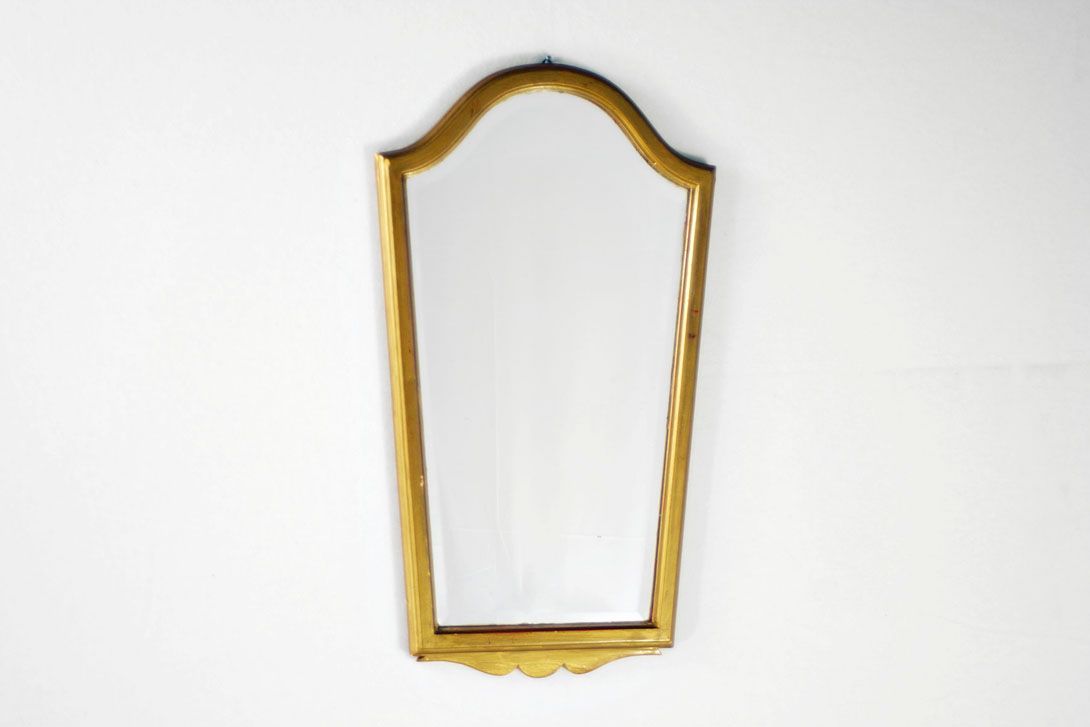 Foto Empire Mirror Fragile Golden Frame