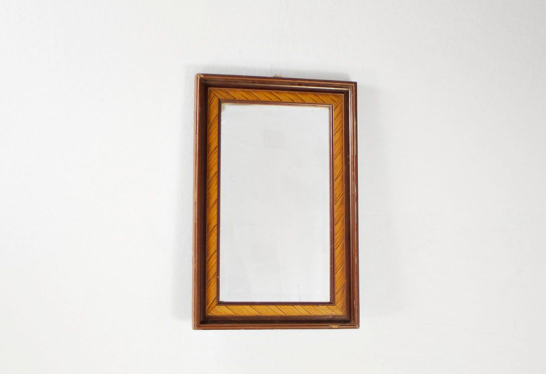 Foto Mirror Burl Wood h48x72