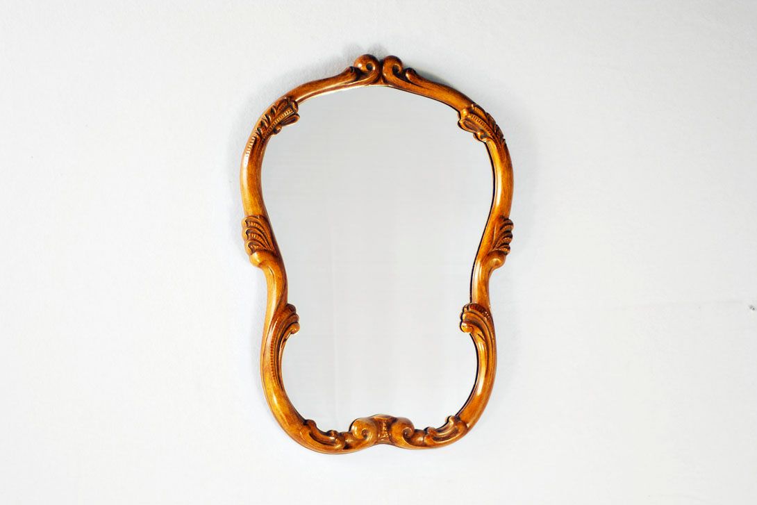 Foto Wooden Framed Mirror Germany 1890