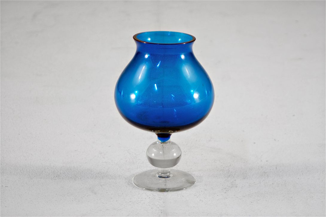 Foto Big Decorative Blue Tumbler h18