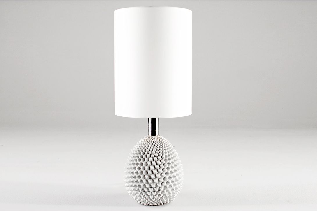 Foto Desk Lamp White Pineapple 1965 h75