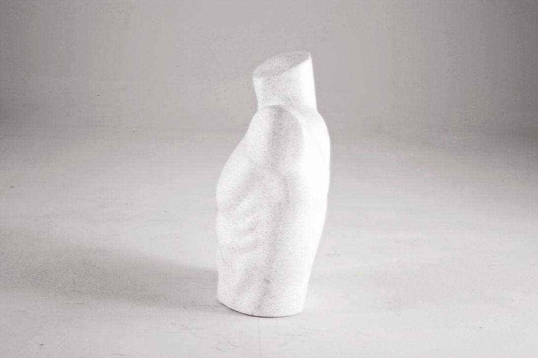 Foto Grey Styrofoam Male Mannequin Torso