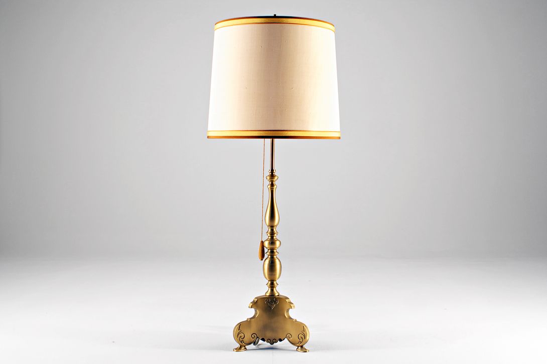 Foto Desk Lamp Historism Brass 1965 h90