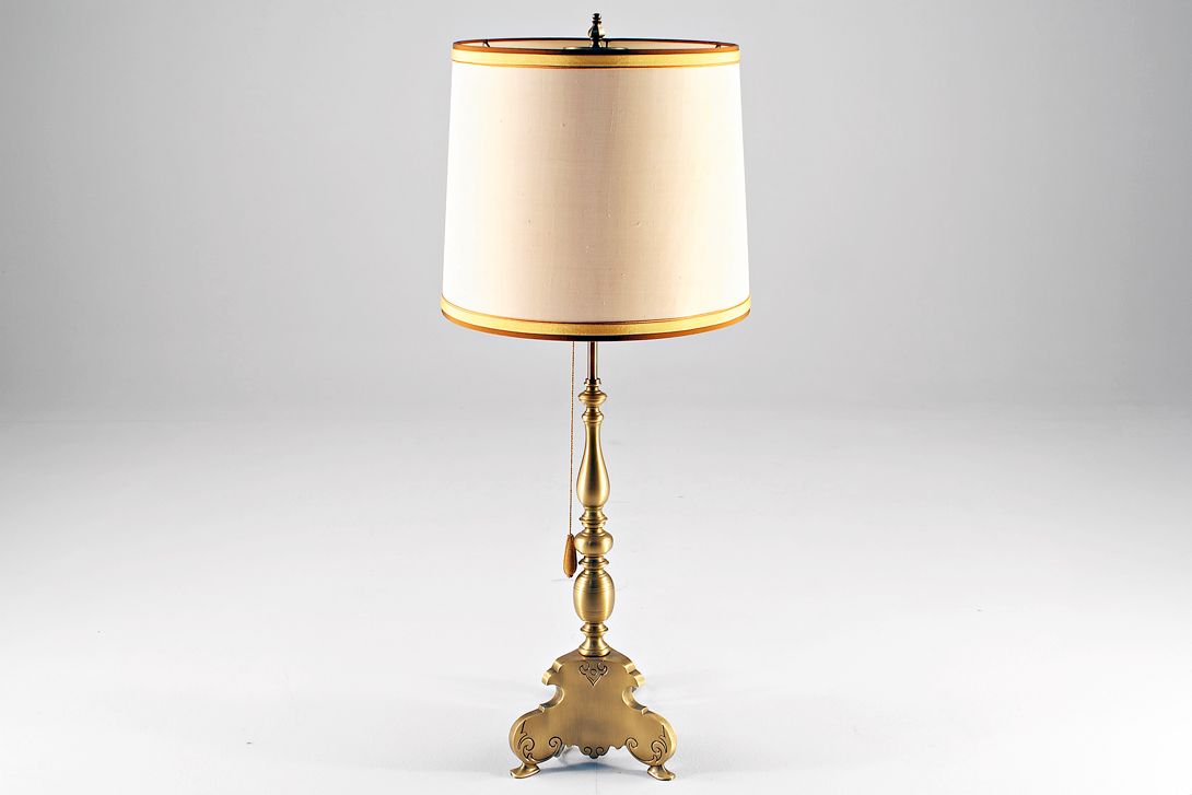 Foto Desk Lamp Historism Brass 1965 h90