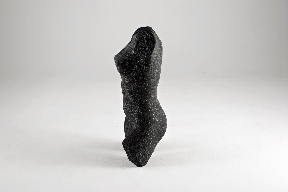 Foto Black Female Styrofoam Mannequin Torso