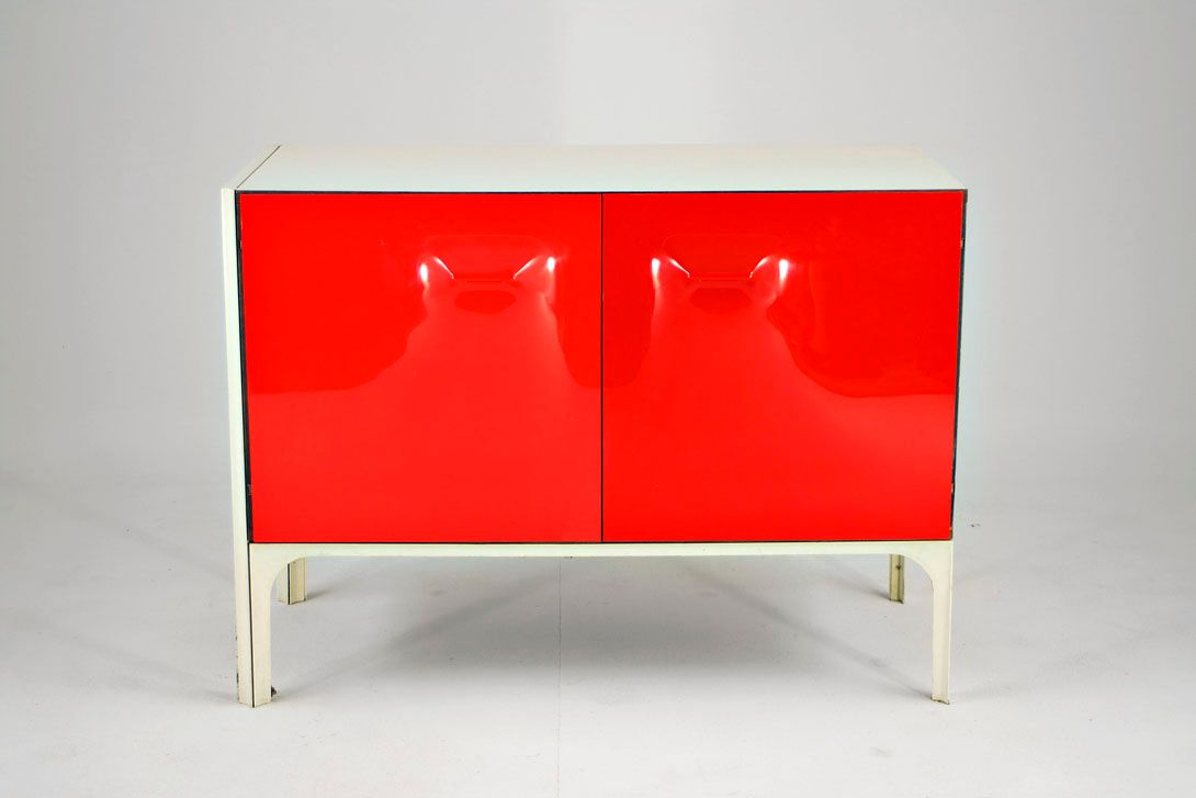 Foto Raymond Loewy Bicolor Plastic Sideboard 1960 w102