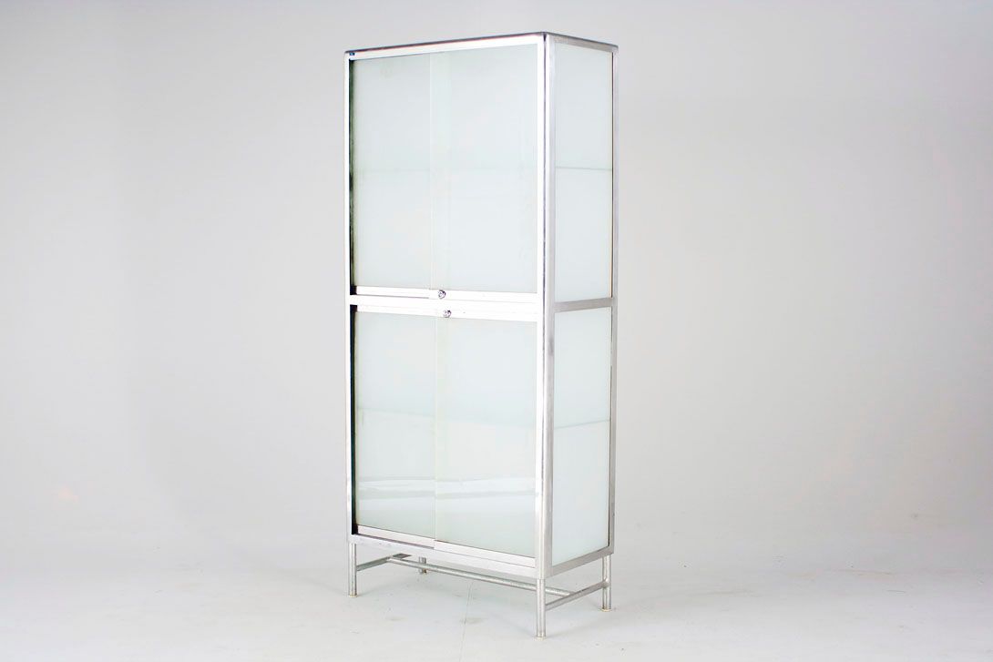 Foto Metal Glass Cabinet Italy 1961