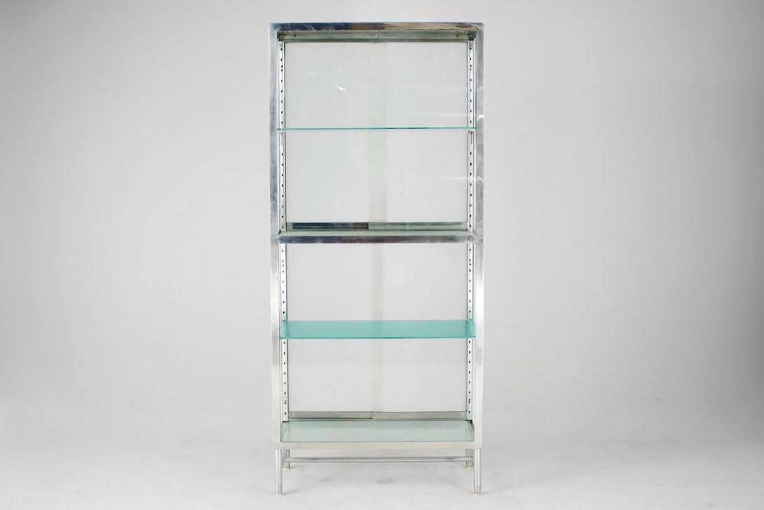 Foto Metal Glass Cabinet Italy 1961