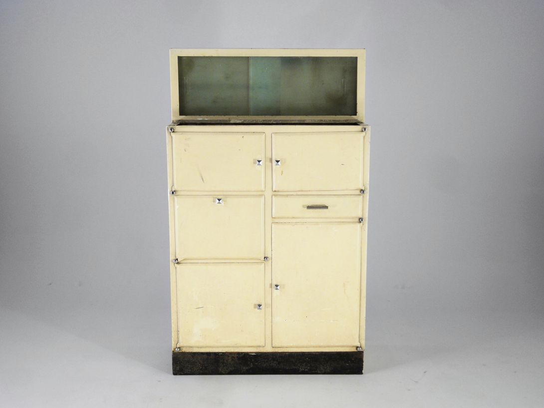 Foto Old Hospital Metal Cabinet h135x80x35