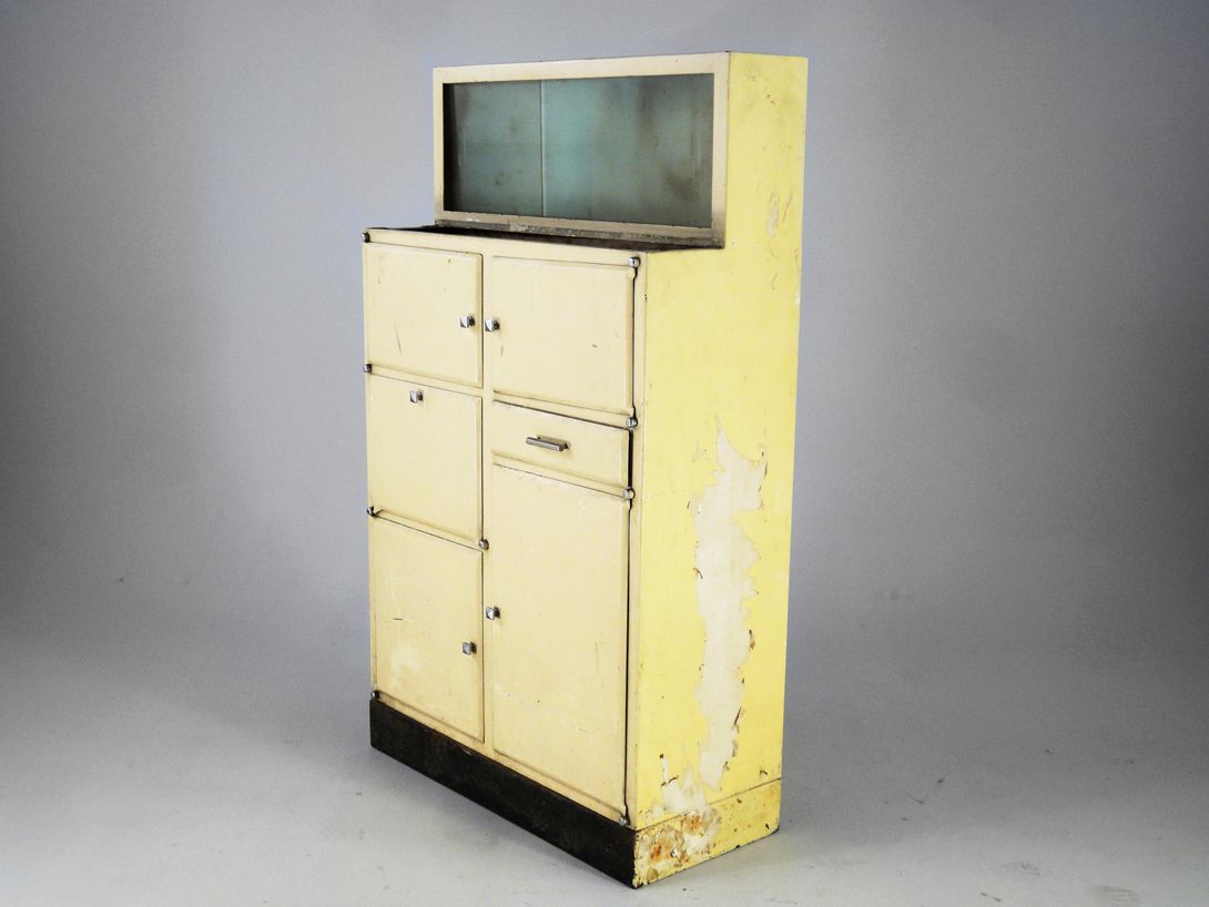 Foto Old Hospital Metal Cabinet h135x80x35