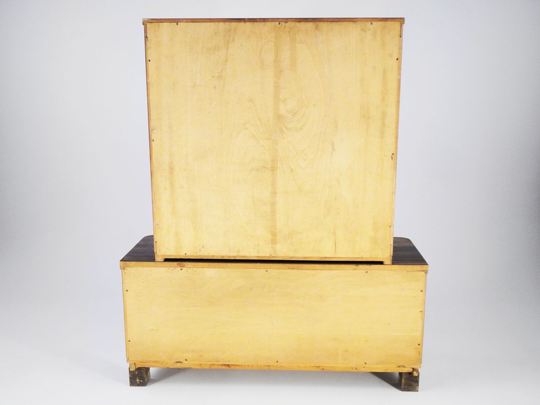 Foto Art Deco Zebrano Wooden Cabinet Potsdam 1925 *N