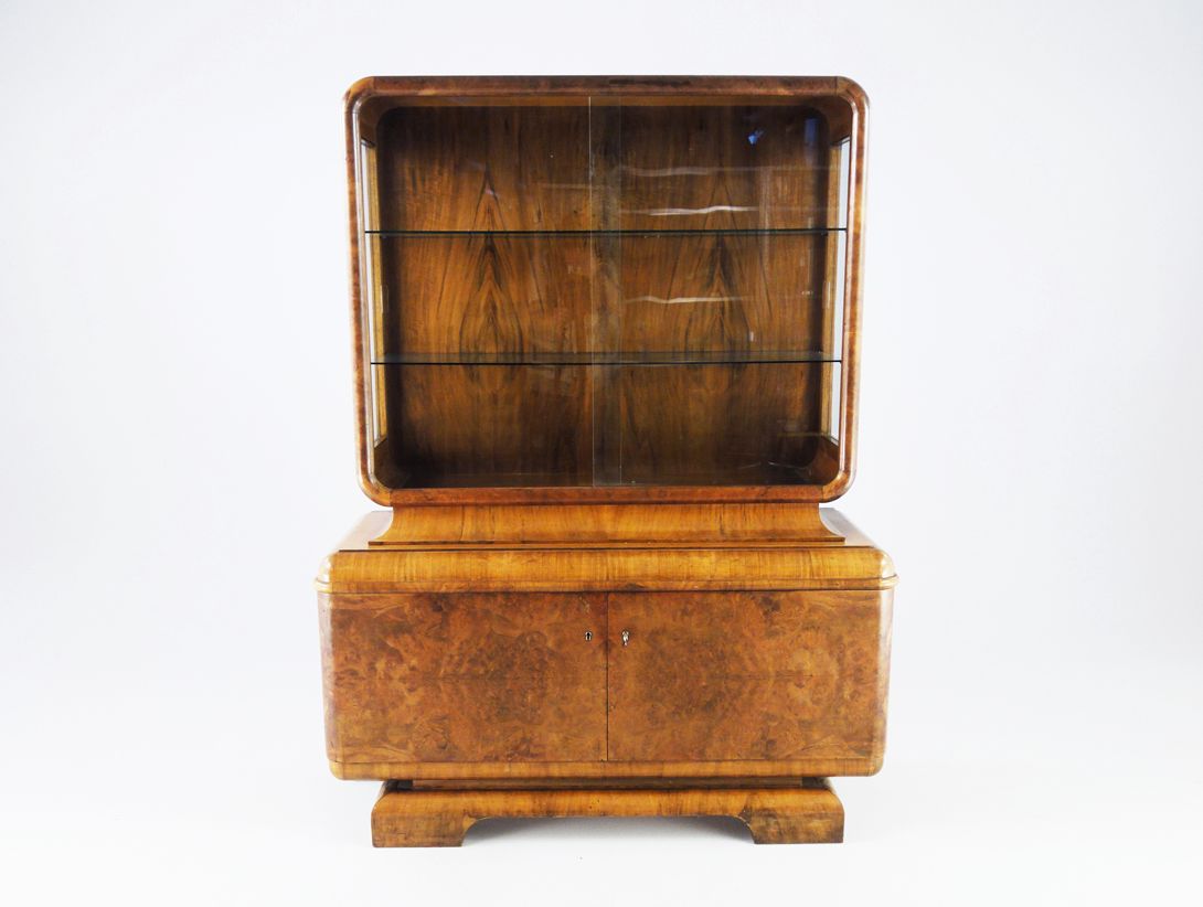 Foto Art Deco Small Showcase Cabinet 1930´s