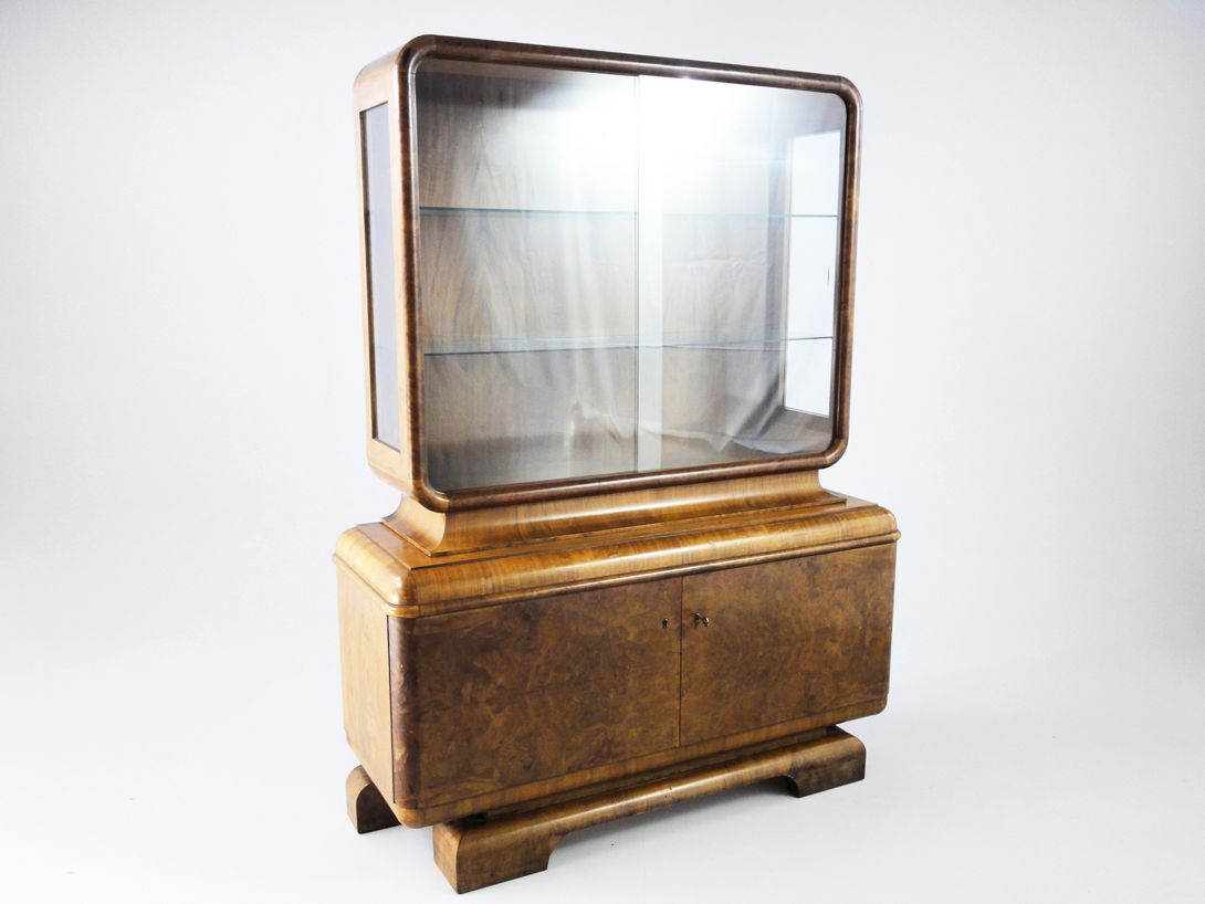 Foto Art Deco Small Showcase Cabinet 1930´s