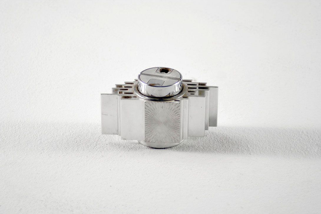Foto Table Lighter, Silver/Chrome, 1965, Classy and Delicate