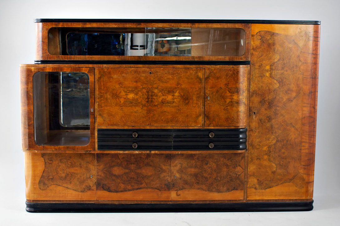 Foto Large Art Deco Cabinet *N