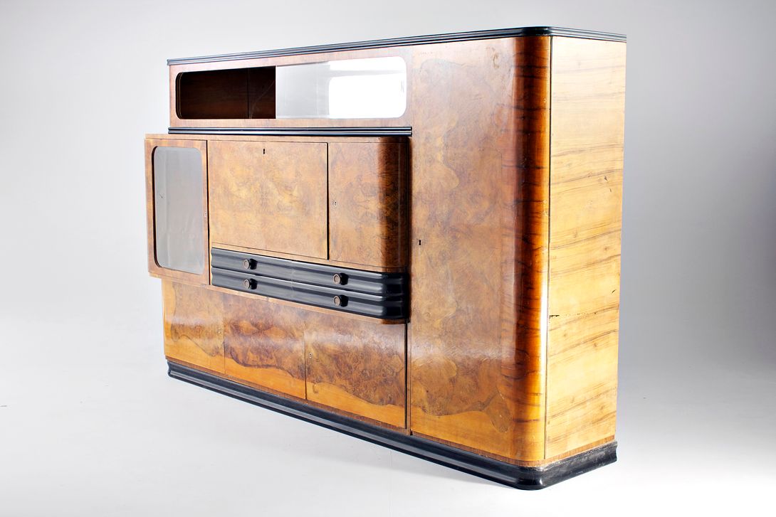 Foto Large Art Deco Cabinet *N