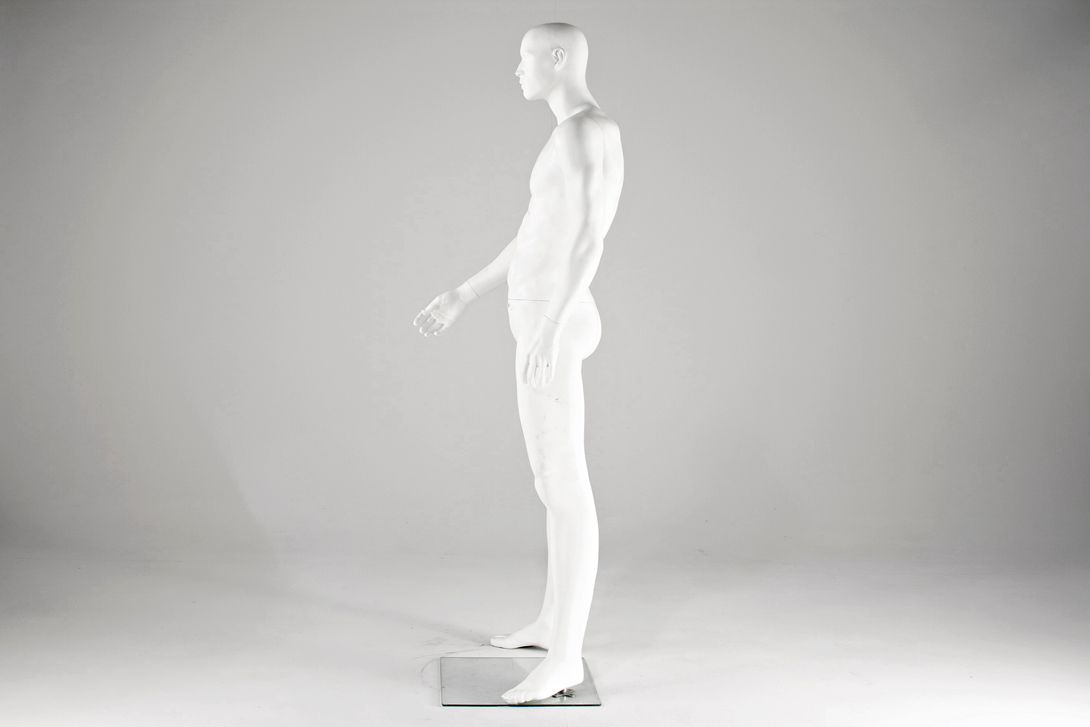 Foto Mannequin White Male with Head and Craned Arms 2010