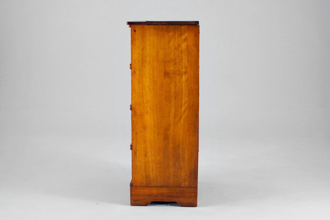 Foto Small Antique Office File Cabinet with Drawers 1890