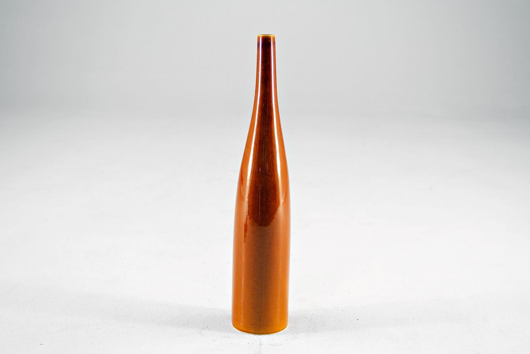 Foto Slim Brown Ceramic Bottle Vase h45 D7
