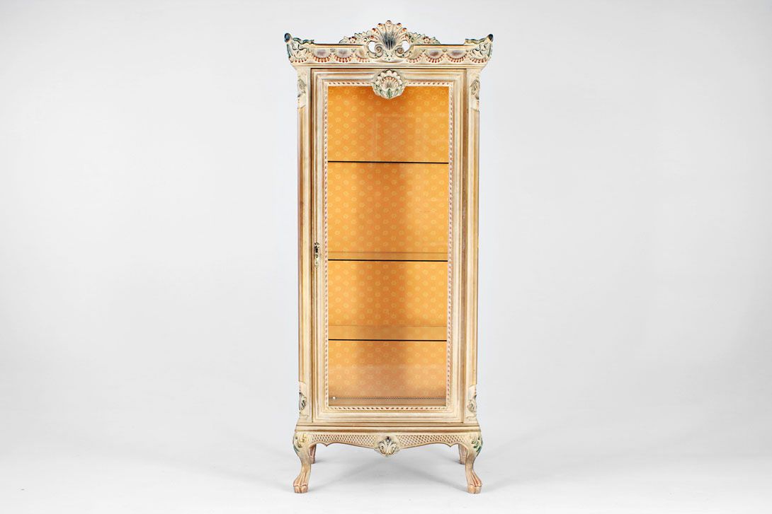 Foto Romantic Baroque Historism Display Cabinet