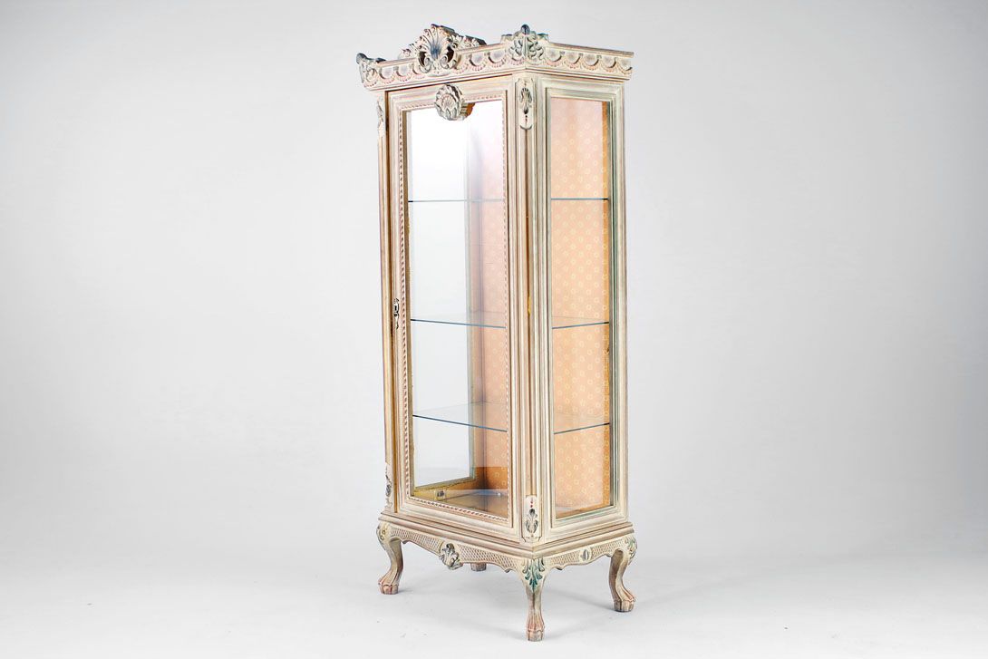 Foto Romantic Baroque Historism Display Cabinet