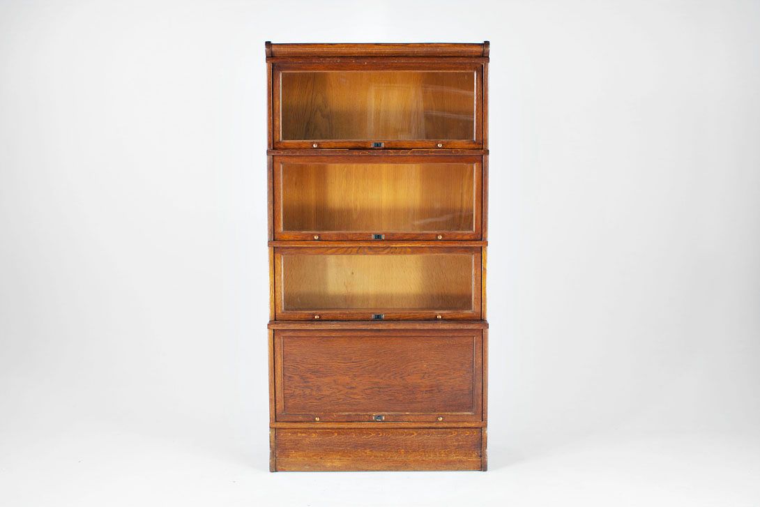 Foto Oak Wooden Bookcase h168 Dresden 1890