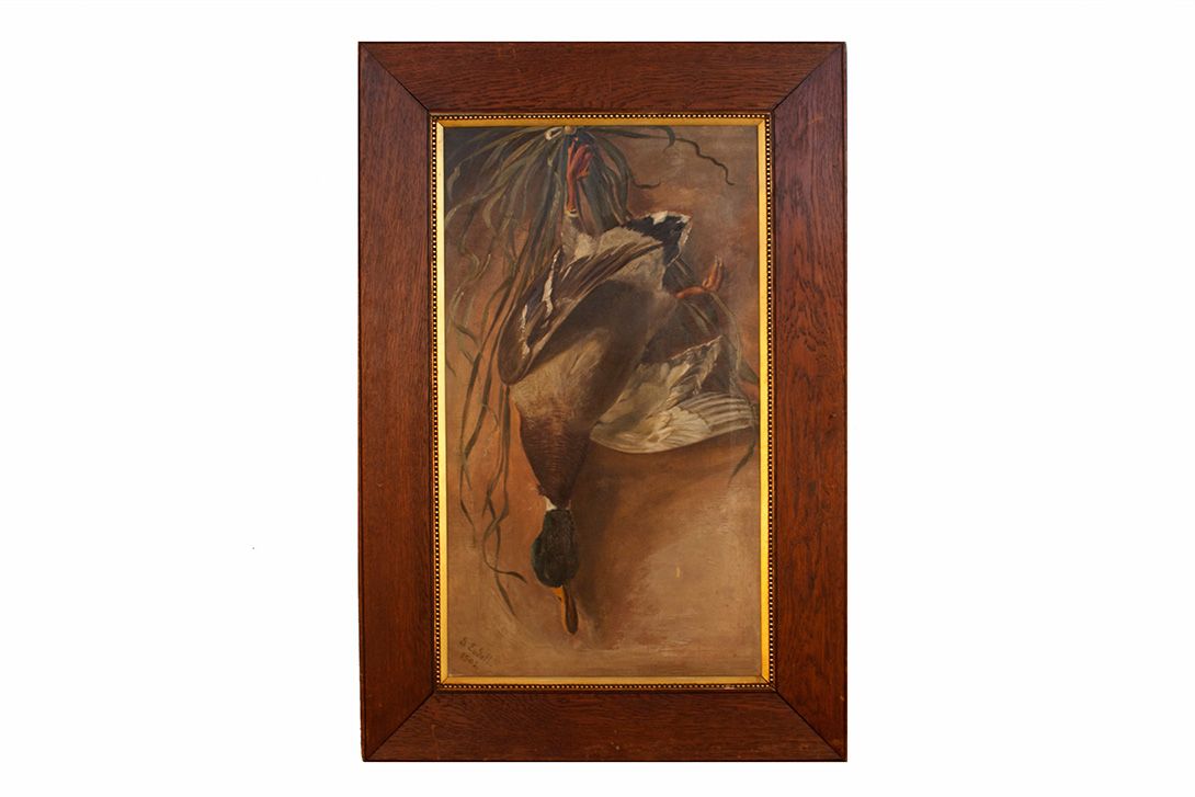 Foto Oil Vanitas Painting Duck h90x60 31A0