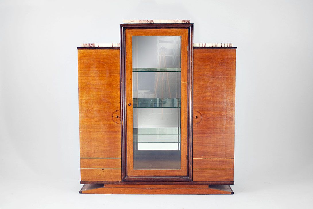 Foto Art Deco Showcase Cabinet