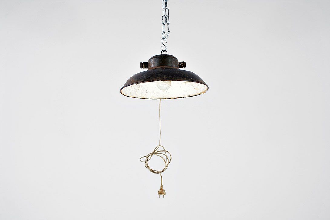 Foto Industrial Pendant Lamp Metal 1934 ø35