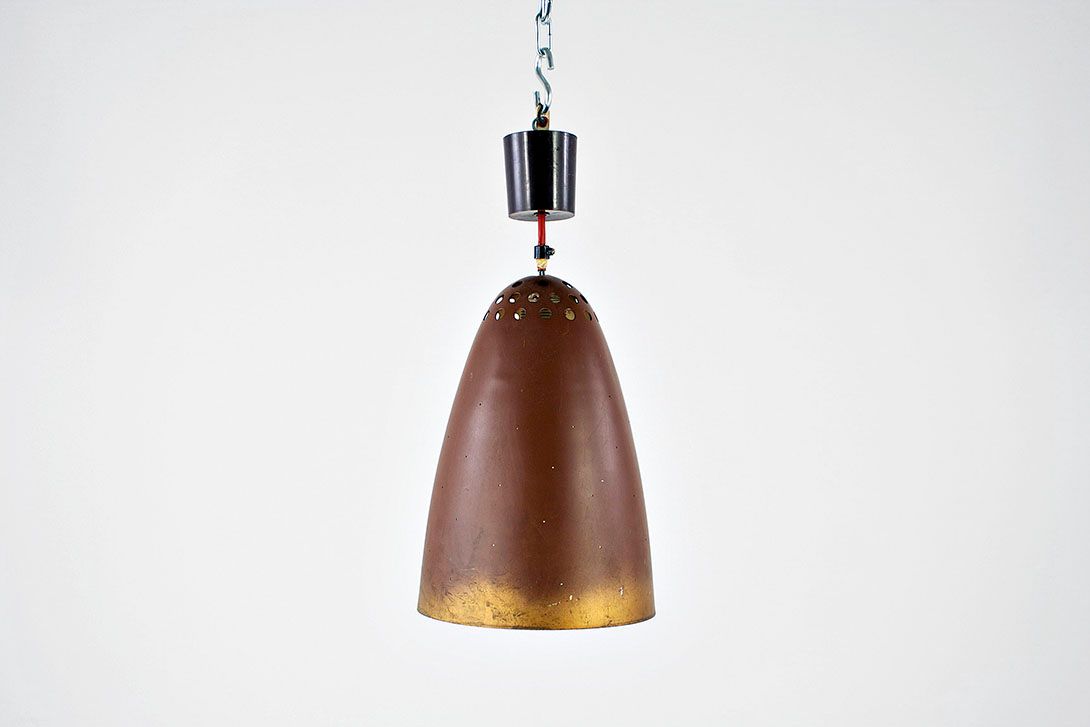 Foto Industrial Copper Pendant Lamp ø21