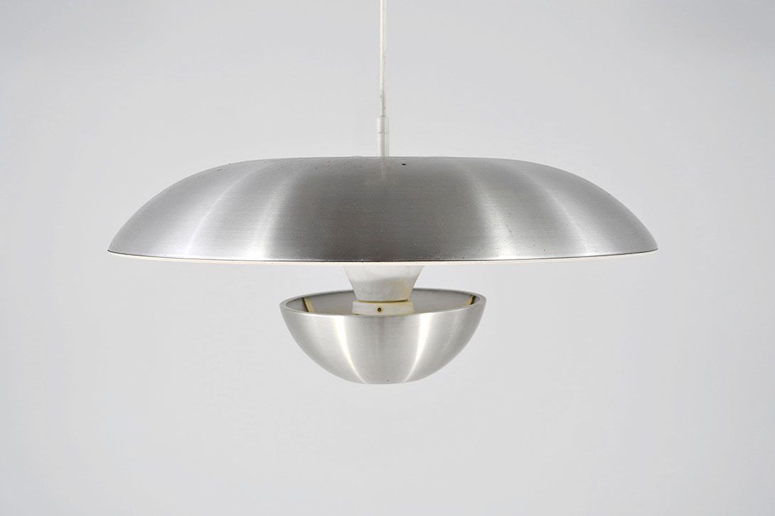 Foto Chrome Ceiling Lamp 1970s ø53