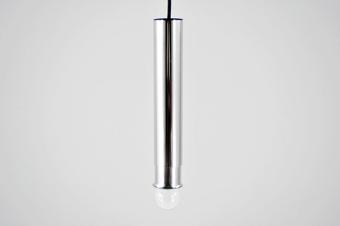 Foto Pendant Lamp Chrome Hull 1972 h29