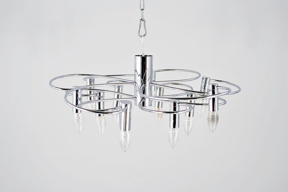 Foto Pendant Lamp Chrome ø67