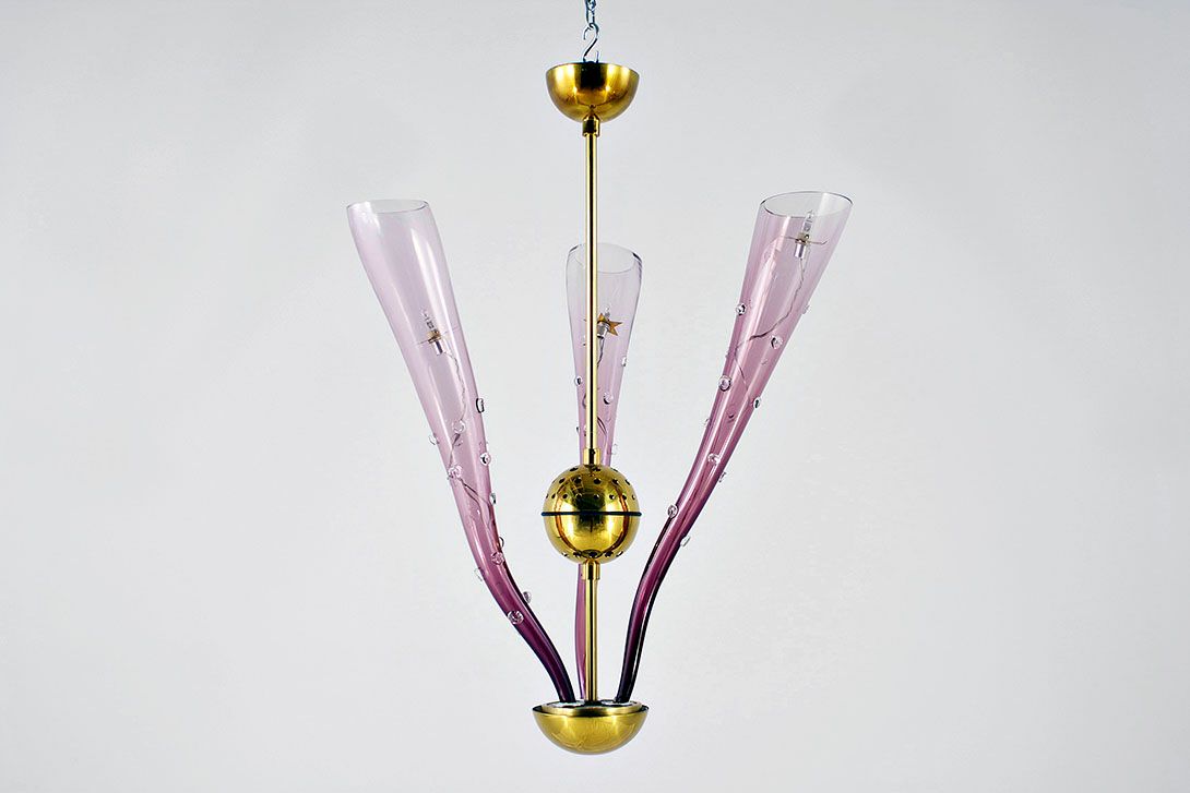Foto Chandelier Örni Halloween for Artemide Italy 1992 h85